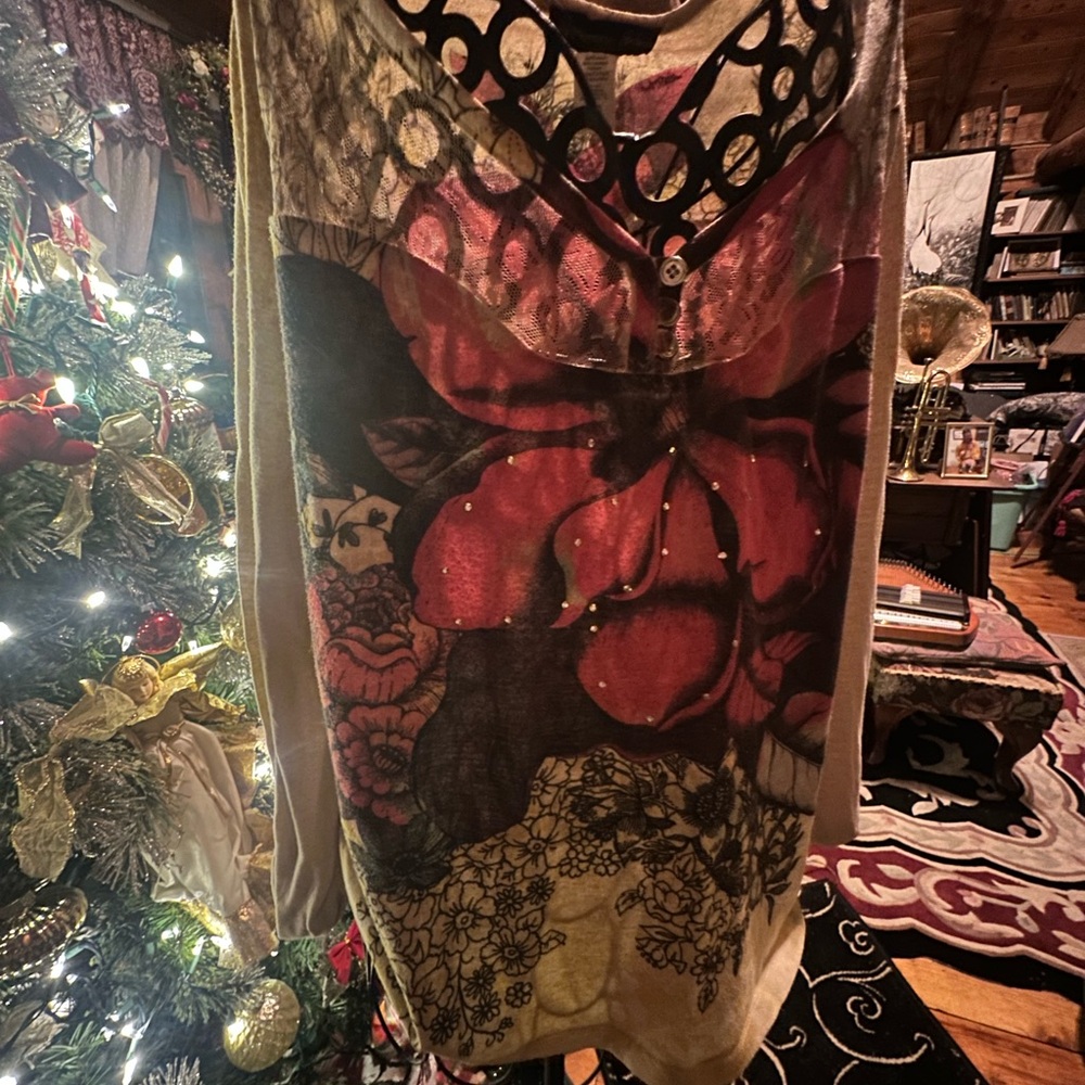 Appropriate Behavior Women's Multicolor Jersey Top - image 3